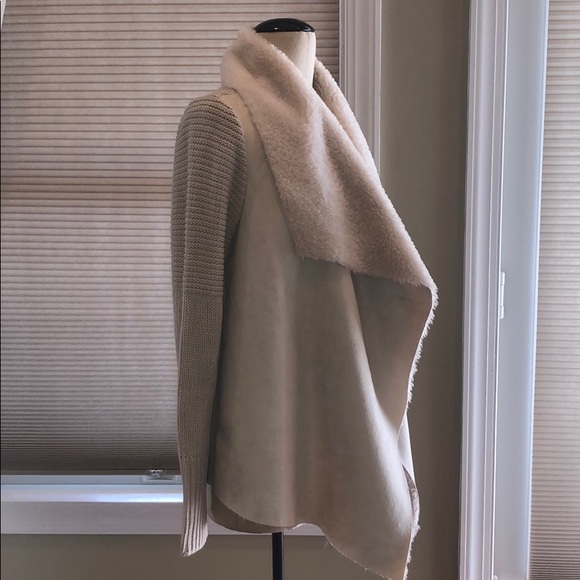 Nwot Dolce Cabo Faux Suede Shearling Jacket - Picture 4 of 5